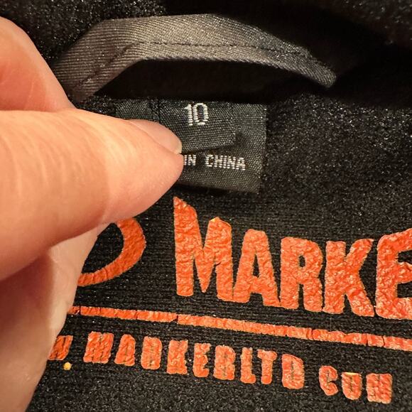 Marker Women’s Size 10 Black and White Ski Coat/Jacket Faux Fur Trim - Picture 5 of 15